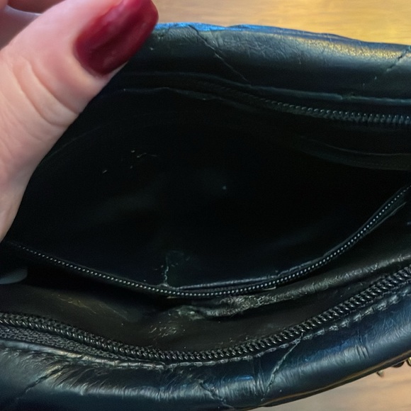 Talbots navy mini crossbody bag - Picture 6 of 8